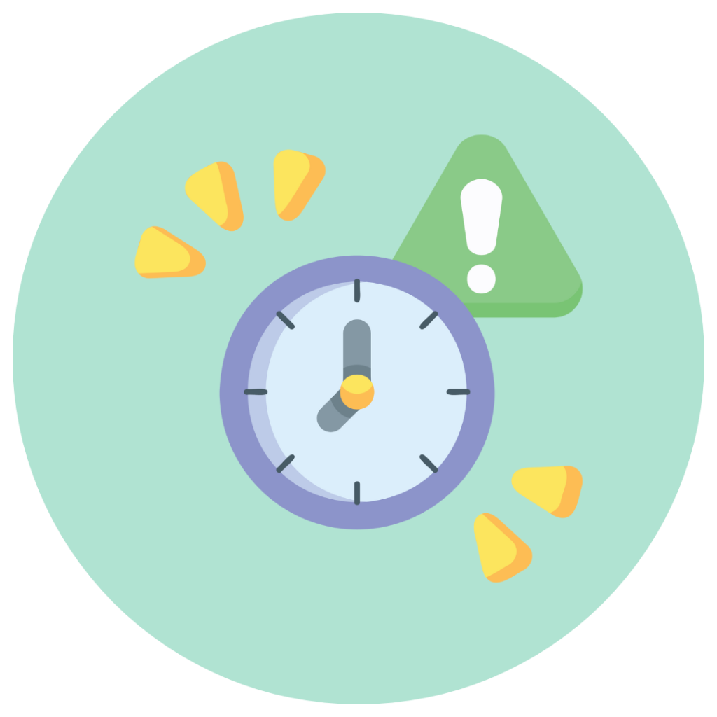 Image of illustrated clock.